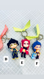 Schlüsselanhänger im Dämonenjäger-Stil – Demon Huntrix Design