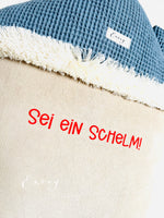 Sei ein Schelm! Nicht nur für Monheimer Karnevalisten ein schönes Accessoire vom Schelmenturm. Handmade im Atelier von Enovy