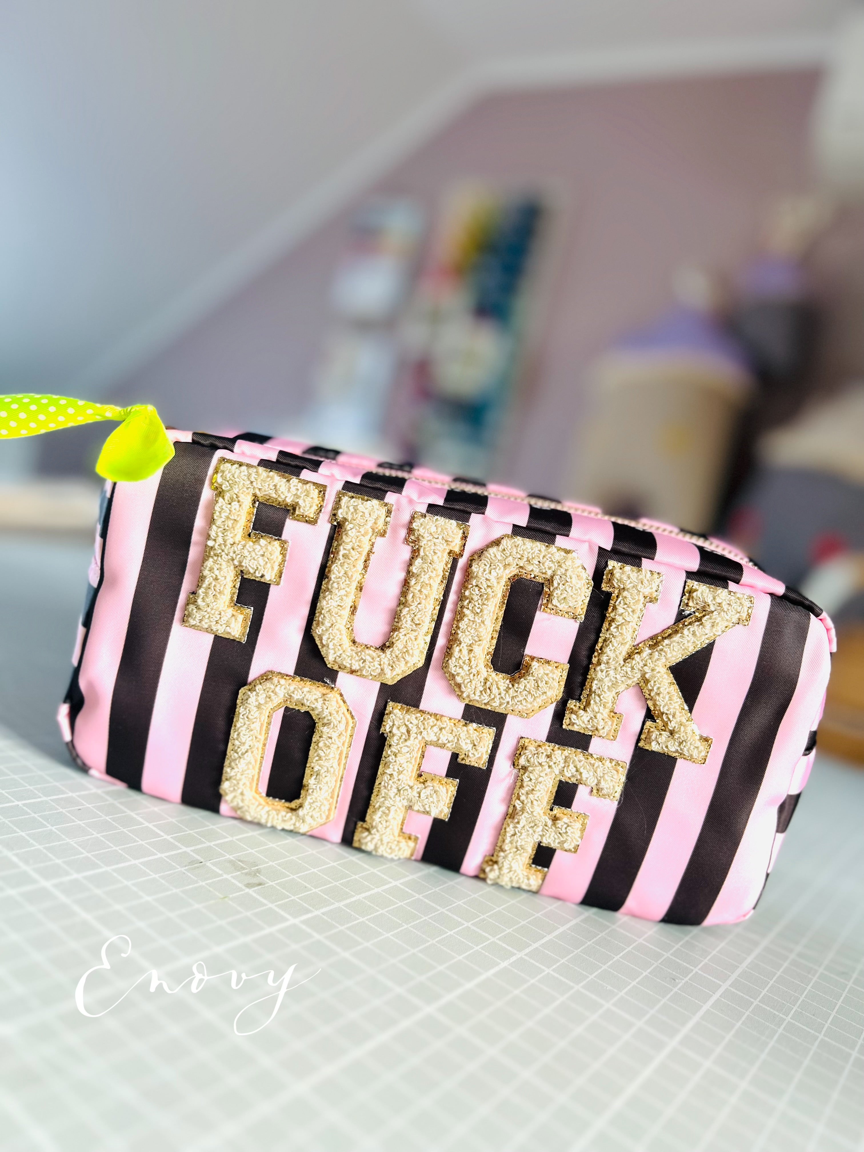 Kosmetiktasche "Fuck off"