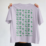 Tshirt mon|heim unisex oversize rosa