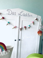 Eisgirlande - Accessoire für das Kinderzimmer, den Geburtstagstisch uvm.