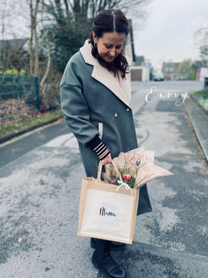 Shoppingbag aus Jute "Mama-Edition"